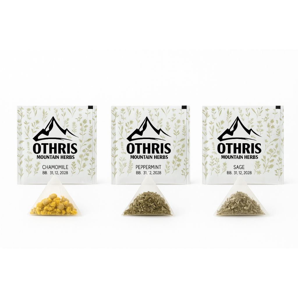 Premium Greek Tea Collection Orthis, Chamomile Peppermint Sage (single pack)