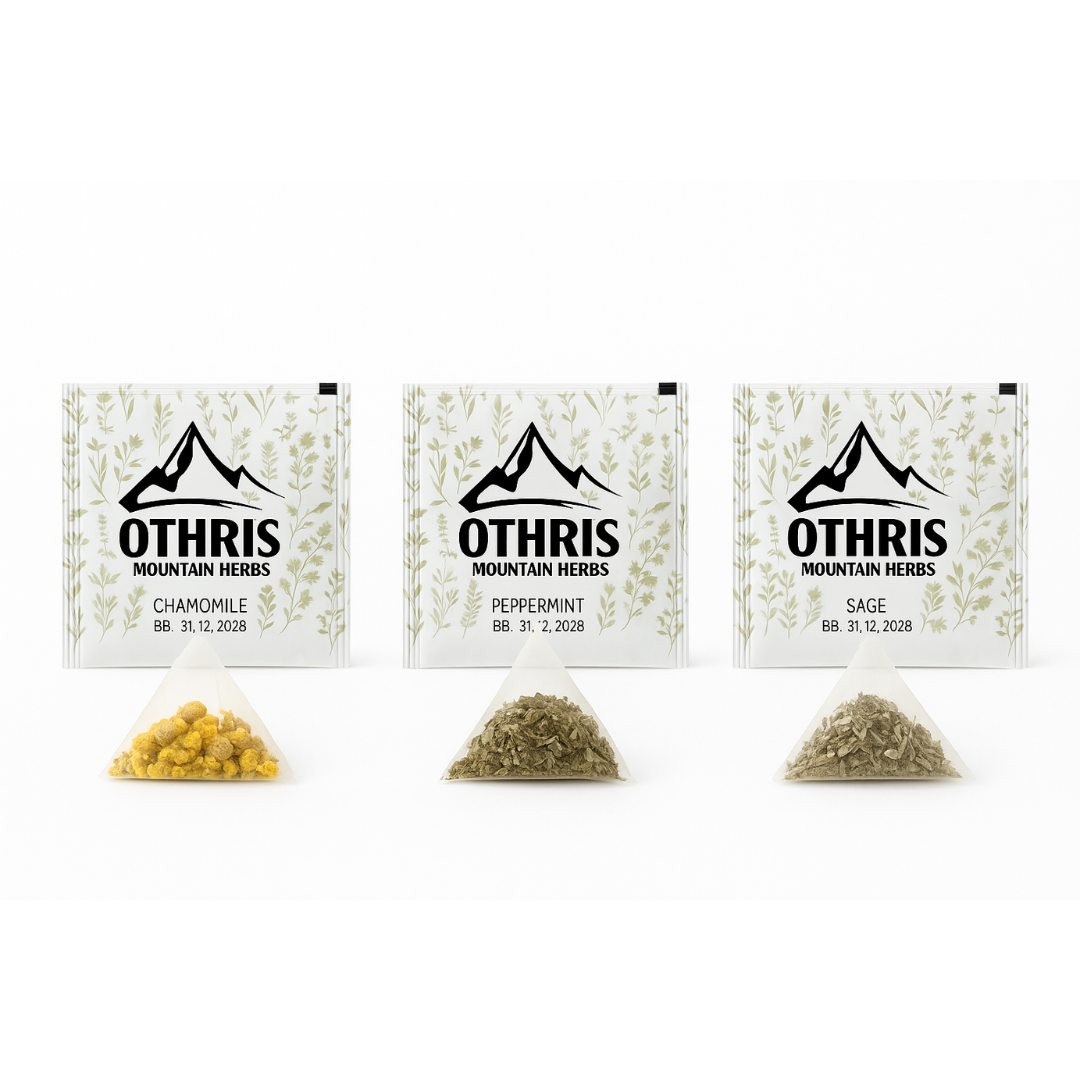 Premium Greek Tea Collection Orthis, Chamomile Peppermint Sage (single pack)