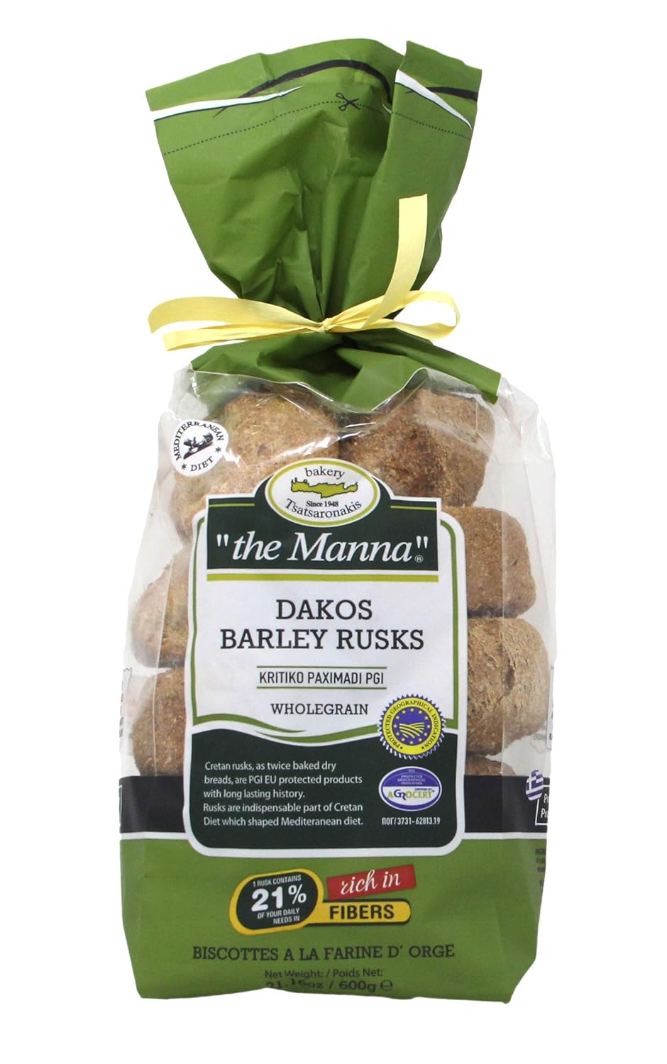 The Manna Cretan Barley Rusks, 600g