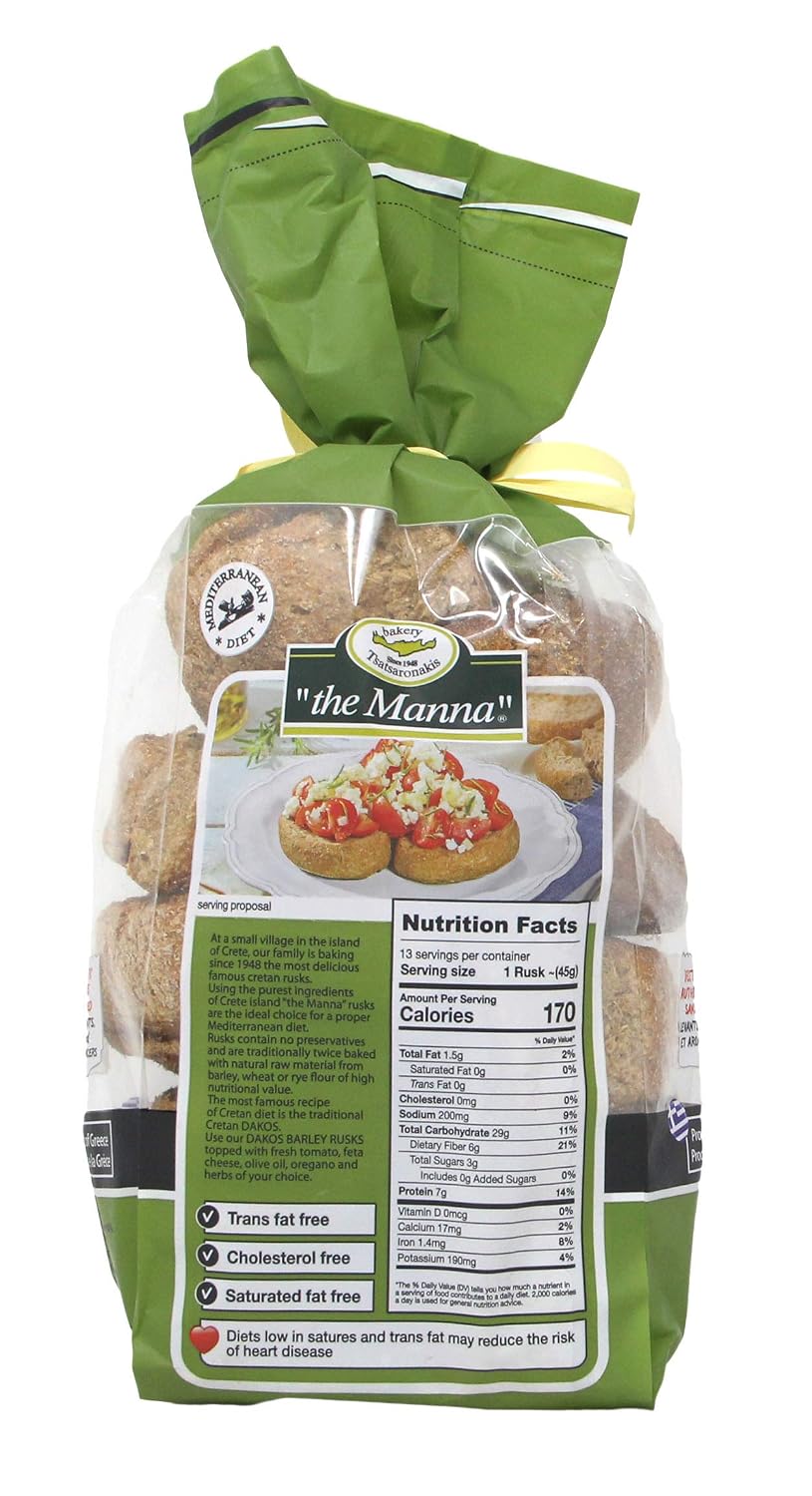 The Manna Cretan Barley Rusks, 600g