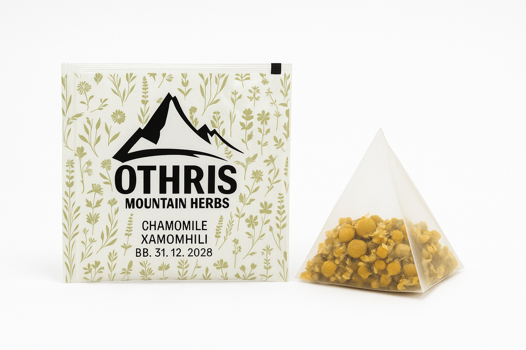 Premium Greek Tea Collection Orthis, Chamomile Peppermint Sage 10 Count (Single Pack)